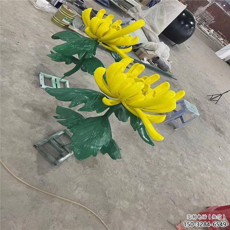 南岸景區菊花雕塑優選，圓雕體系，城市菊花雕塑選定