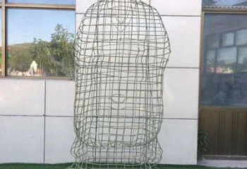 阿里鏤空孔子雕塑訂做，景區雕塑，鐵藝古代人物雕塑定價